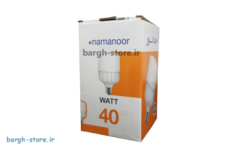 لامپ حبابی ال ای دی 40 وات نمانور استوانه ای (1)